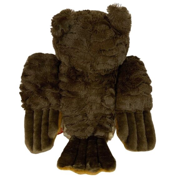 Wild Republic Great Horned Owl Plush Realistic Stuffed Animal Soft Bird Toy 12" - Picture 3 of 6